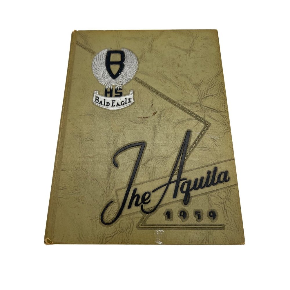 1959 The Aquila Yearbook Bald Eagle High School Wingate Pennsylvania Volume 6